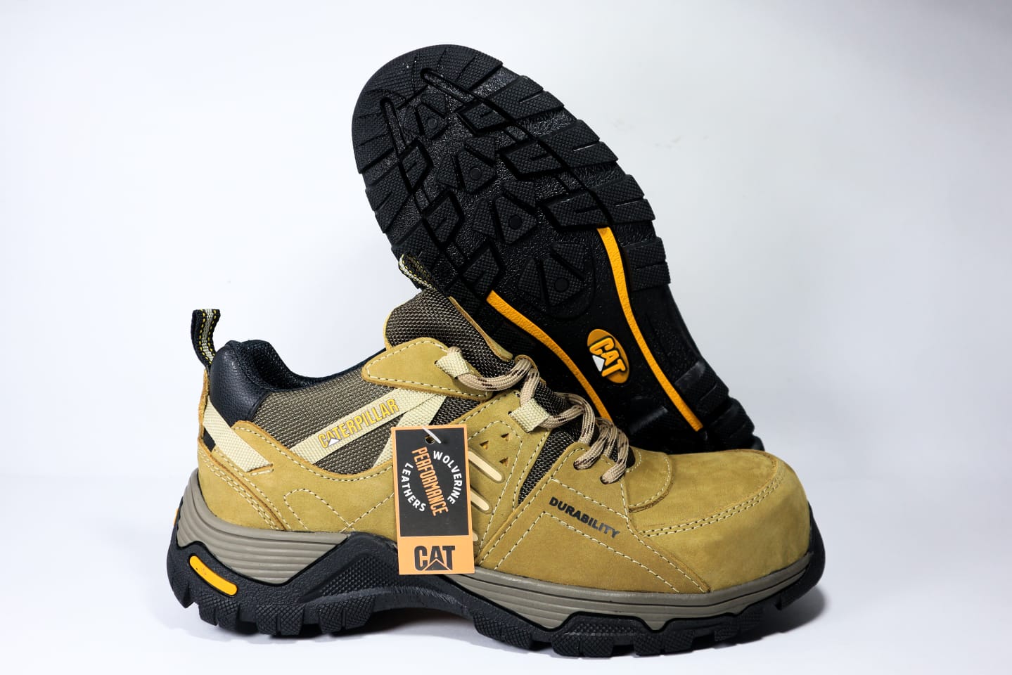 Zapato Caterpillar 1366 Ocre Con Puntera
